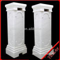 White Roman Square Marble Pillar,Marble Column,Pedestal(YL-L036)